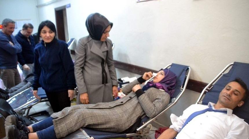 Aile Destek Merkezinden Kan Bağışı