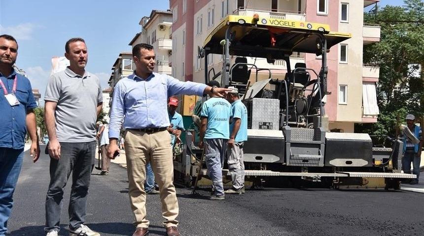 Alanya Belediyesi&rsquo;nden Asfaltlama &Ccedil;alışmaları