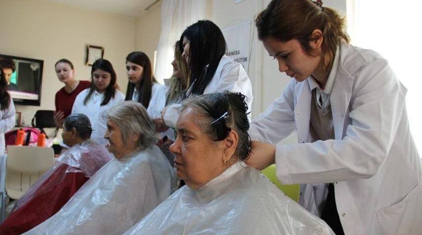 Huzurevinin Sultanlarına Sa&ccedil; Bakımı