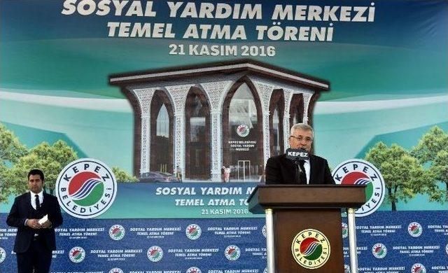 Kepez Belediyesi, Sosyal Yardım Merkezi İnşa Ediyor