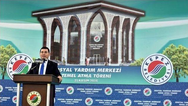 Kepez Belediyesi, Sosyal Yardım Merkezi İnşa Ediyor