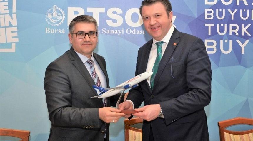 Btso İle Anadolujet&rsquo;ten G&uuml;&ccedil; Birliği
