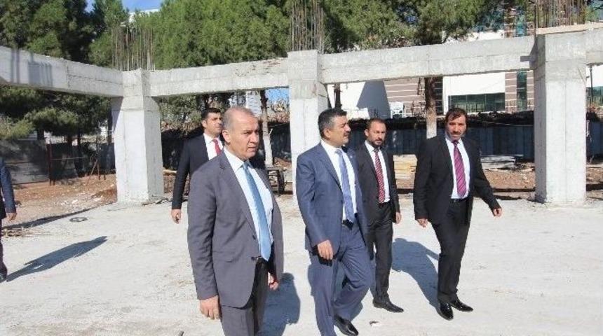 Milletvekili Polat Spor Tesislerinde İncelemelerde Bulundu