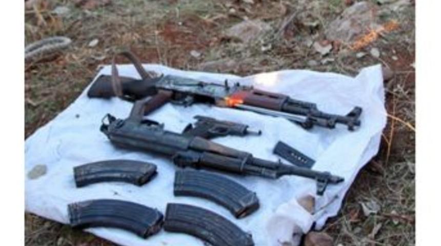 Siirt’te Terör Örgütüne Ait Silah Ve Mühimmat Ele Geçirildi