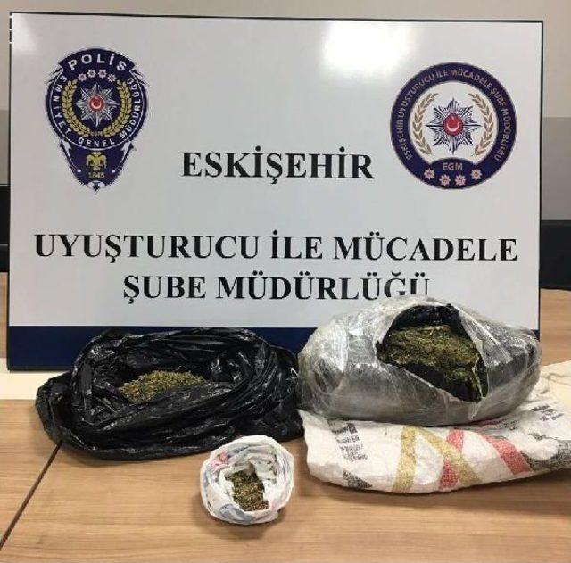 Eskişehir'de Özel Eğitimli Köpekle Uyuşturucu Operasyonu