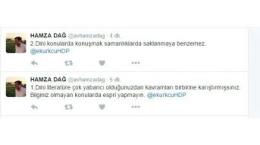 Başbakan&rsquo;a Hakaret Eden K&uuml;rk&ccedil;&uuml;&rsquo;ye Ak Partili Dağ&rsquo;dan &rsquo;samanlık&rsquo; Hatırlatması