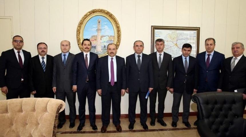 Afad İl M&uuml;d&uuml;r&uuml; Ve Defterdar&rsquo;dan Vali Ustaoğlu&rsquo;na Ziyaret