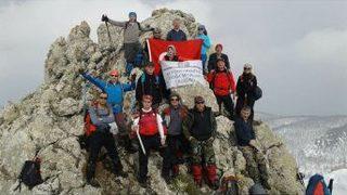 Afdos Üyeleri, Sultandağı Koyak Zirvesine Yürüdü