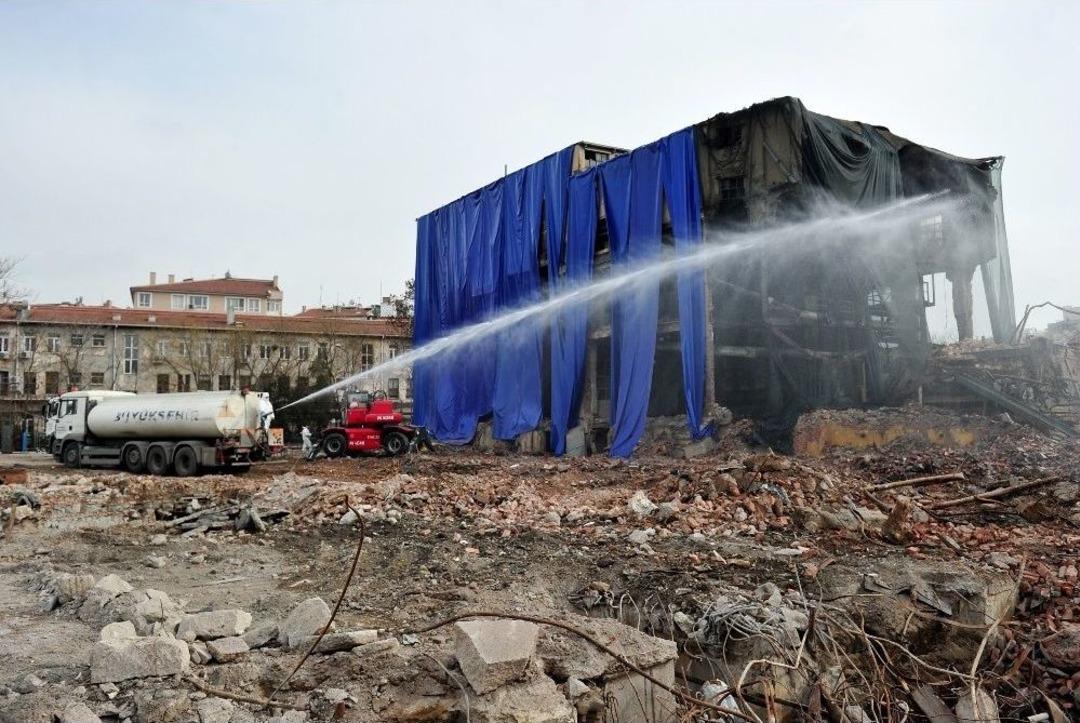 Maltepe Havagazı Fabrikası&rsquo;nda Yıkım İşlemleri