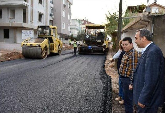 Başkan Tütüncü, Karşıyaka Mahallesi’ndeki Çalışmaları İnceledi