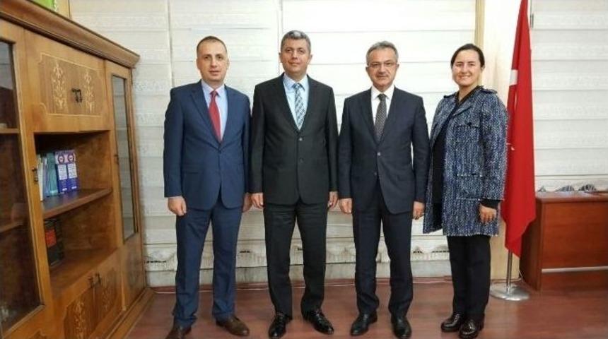 Başkan K&ouml;şker, Silvan Kaymakamı K&uuml;t&uuml;k&rsquo;le Buluştu