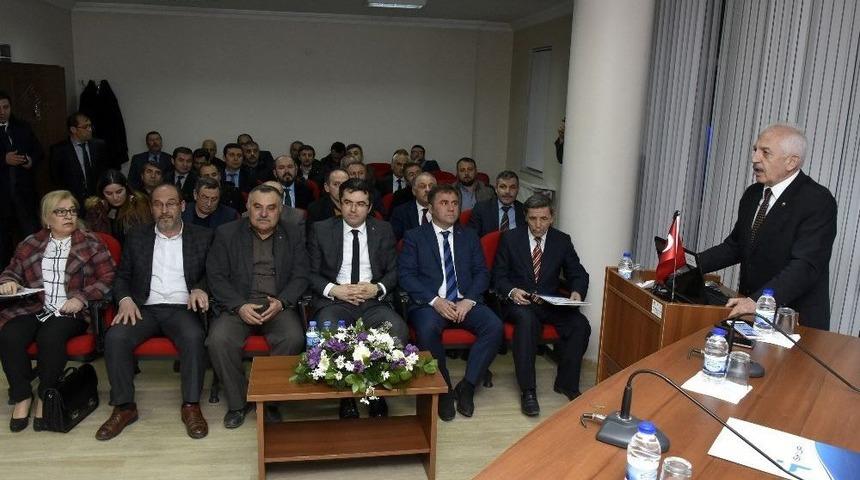 G&uuml;m&uuml;şhane&rsquo;de &Ccedil;alışma Hayatında Milli Seferberlik Toplantısı D&uuml;zenlendi