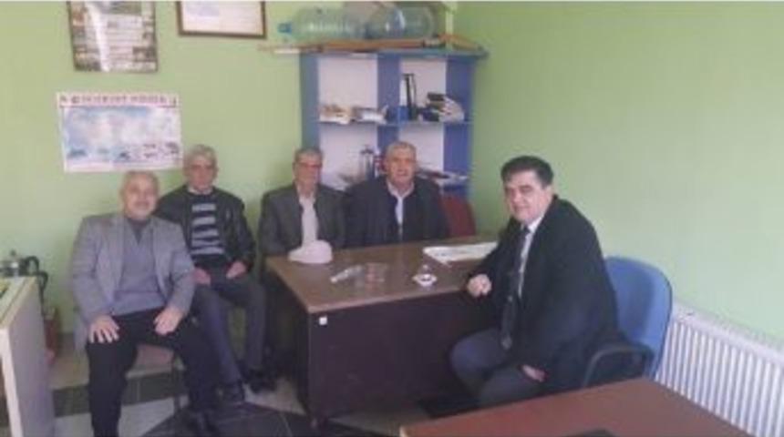 Başkan Yal&ccedil;ın Muhtarlar B&uuml;rosunu Ziyaret Etti