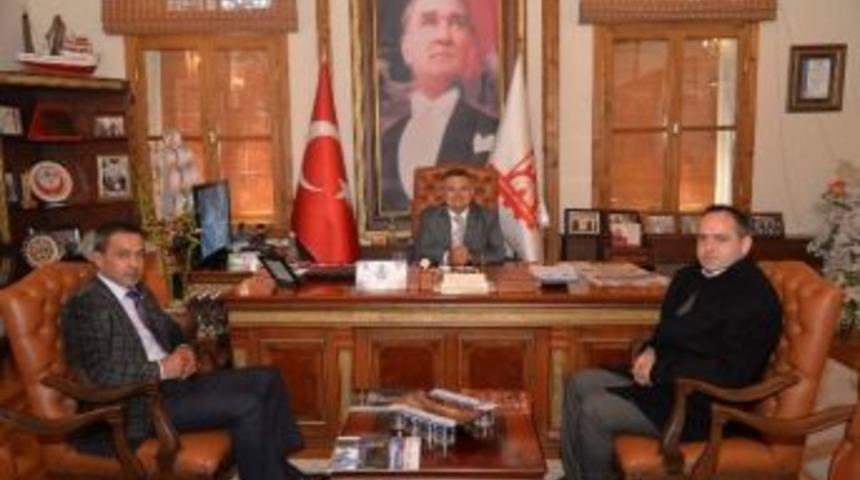 Başkan Yağcı&rsquo;ya Başkan &Ouml;zden&rsquo;den Ziyaret