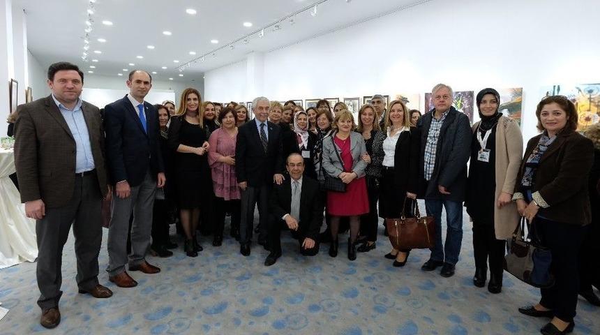 Busmek Kursiyerlerinin Sergisine Yoğun İlgi