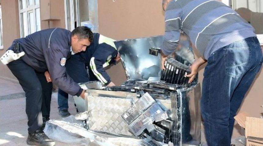 Buzdolabı İ&ccedil;inde Ka&ccedil;ak Sigara Sevkıyatı