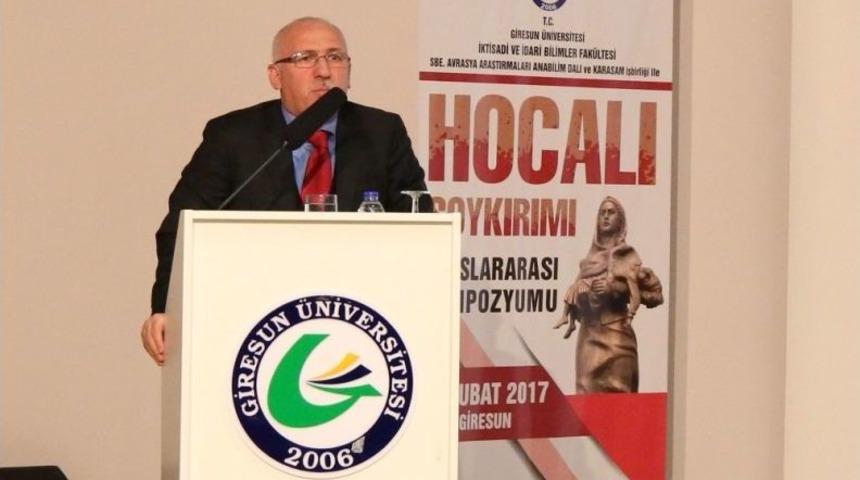 Giresun &Uuml;niversitesi&rsquo;nde &lsquo;hocalı Soykırımı&rsquo; Sempozyumu D&uuml;zenlendi
