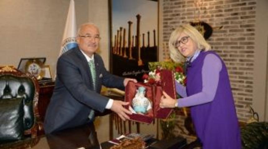 Portekiz B&uuml;y&uuml;kel&ccedil;isi Silva&rsquo;dan Başkan Kocamaz&rsquo;a Ticari İşbirliği Teklifi