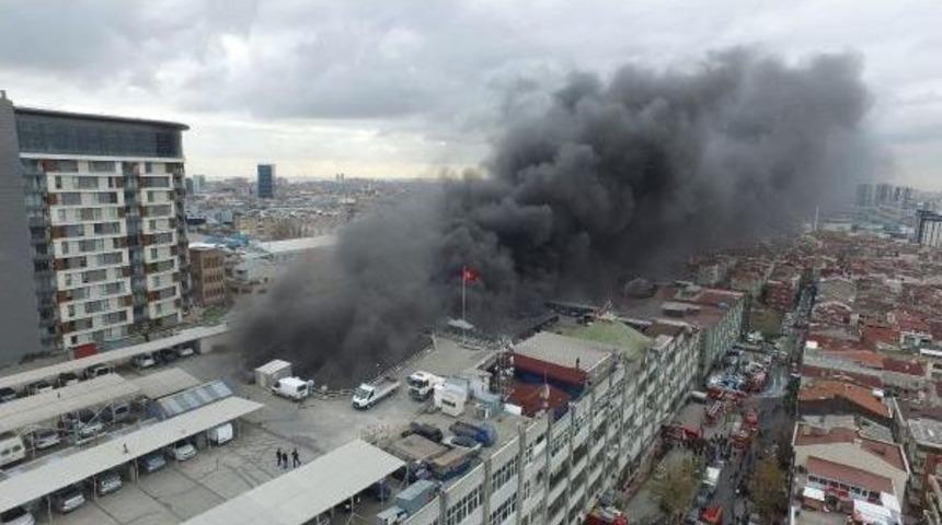 Havadan Fotoğraflarla İstanbul'a Esir Alan Yangın
