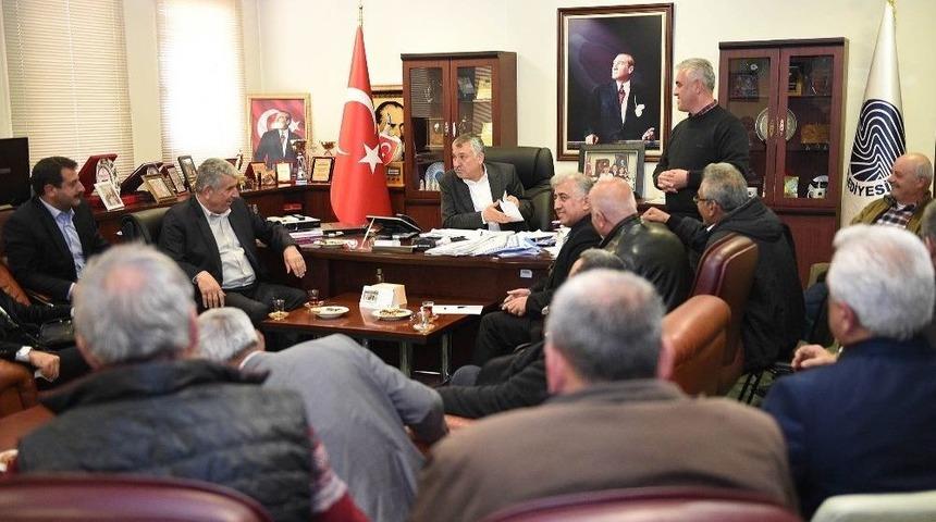 Y&uuml;reğir Halkından Başkan Zeydan Karalar&rsquo;a Ziyaret