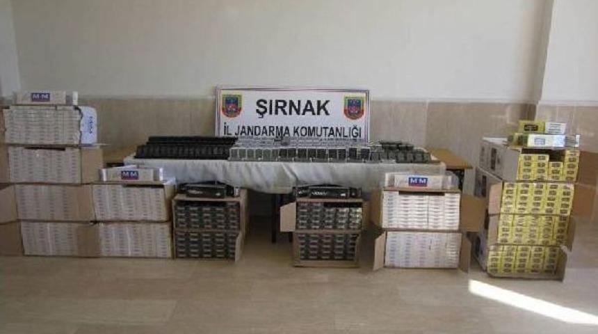 Şırnak'ta 6 Milyon Değerinde Ka&ccedil;ak Mazleme Ele Ge&ccedil;irildi