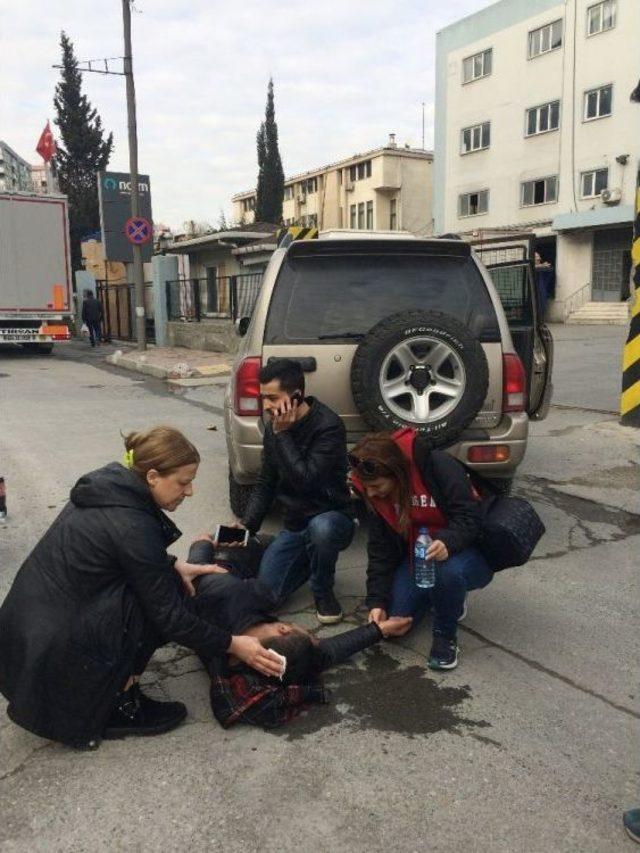 (özel Haber) Müşteriye Sipariş Götürmek İsterken Hastanelik Oldu