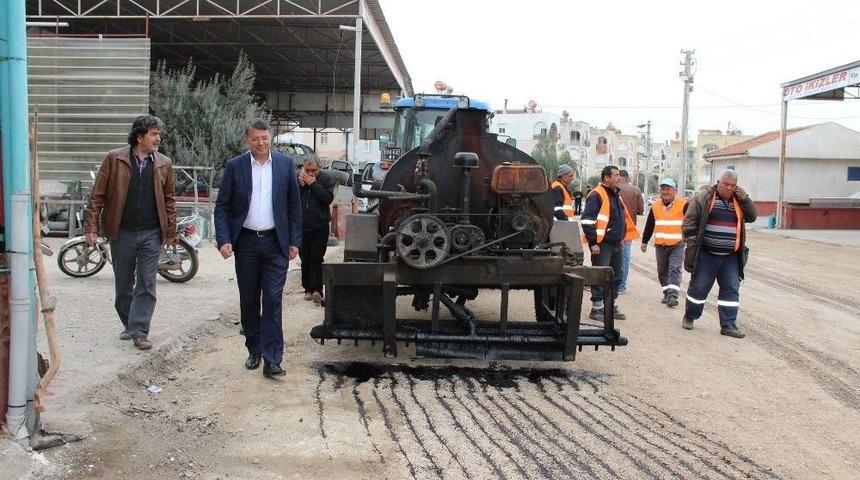 Silifke Sanayi Yolları Sıcak Asfaltla Buluşuyor