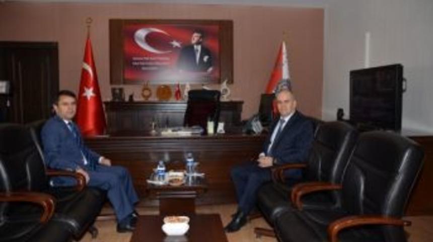 Vali Aktaş, Emniyet M&uuml;d&uuml;r&uuml; Artunay&rsquo;ı Ziyaret Etti