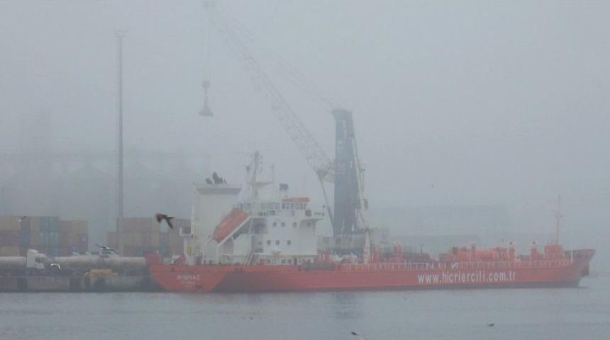 Bandırma K&ouml;rfezi&rsquo;nde Yoğun Sis