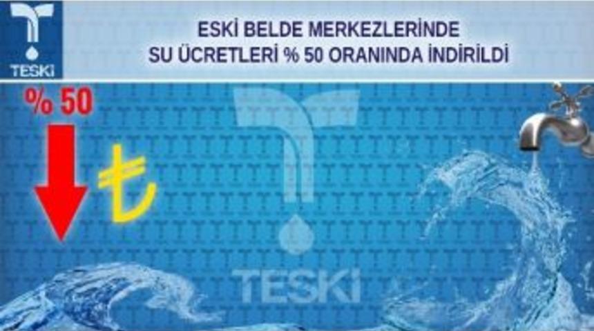 Tekirdağ&rsquo;da Eski Belde Merkezlerinde Su &Uuml;creti Y&uuml;zde 50 İndirildi