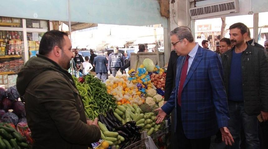 Vali Su, Cizre Esnafını Ziyaret Etti