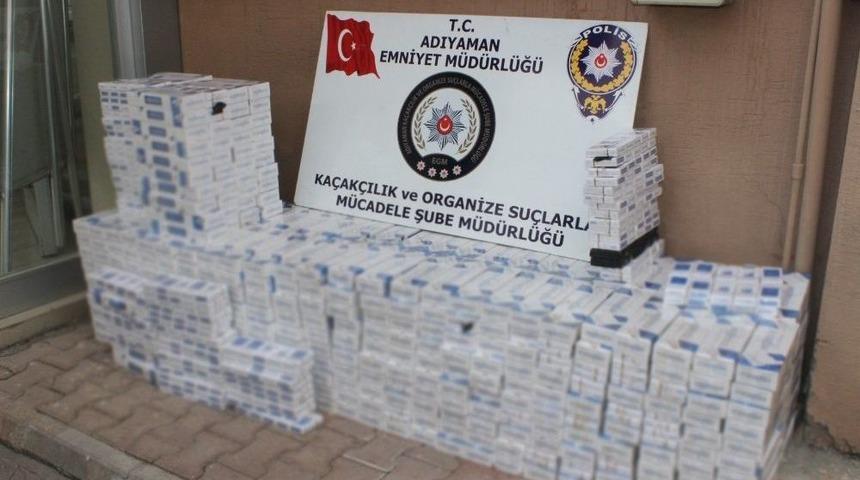 Polis Ekipleri Kaçak Sigaraya Geçit Vermiyor
