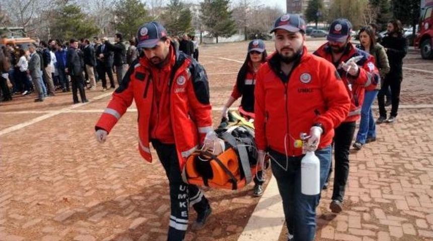 Tokat'ta Deprem Tatbikatı