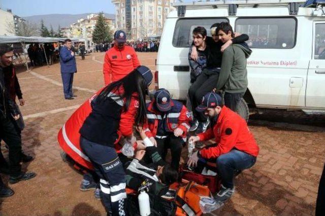 Tokat'ta Deprem Tatbikatı