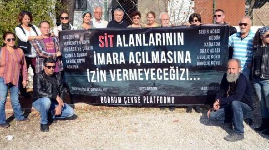 Bodrum'dan Sit Alanları D&uuml;zenlemesine Tepki