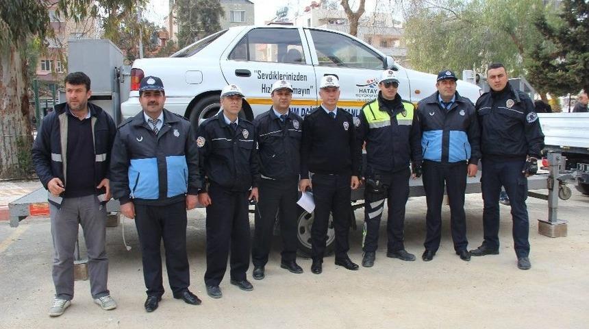 Samandağ&rsquo;da Trafik G&uuml;venliği &Ccedil;alışması
