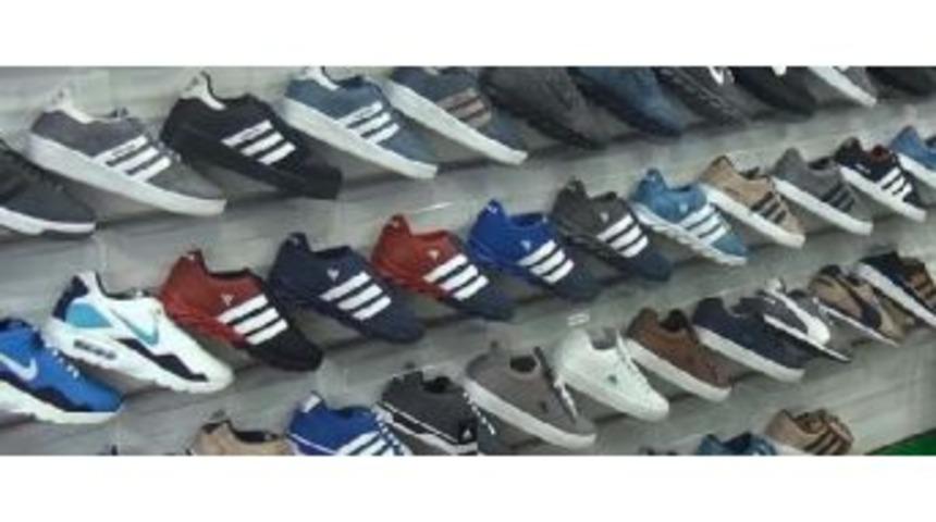 Gaziantep'te 1.5 Milyon Liralık Sahte Ayakkabı Operasyonu