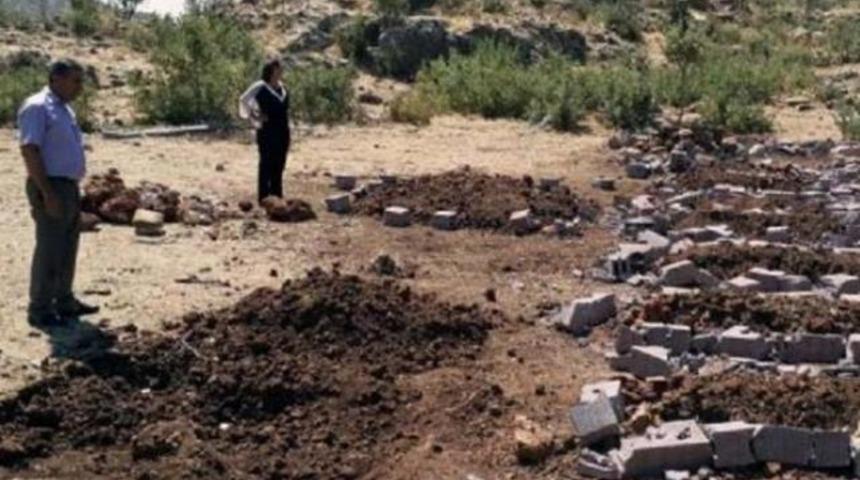 PKK mezarlığı tahrip edildi!