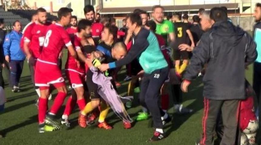 Zonguldak'ta Amat&ouml;r Lig Ma&ccedil;ında Kavga