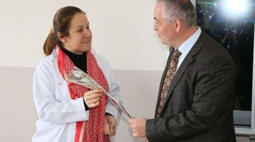 Başkan Aydın&rsquo;dan &rsquo;&ouml;ğretmeler G&uuml;n&uuml;&rsquo; Ziyaretleri