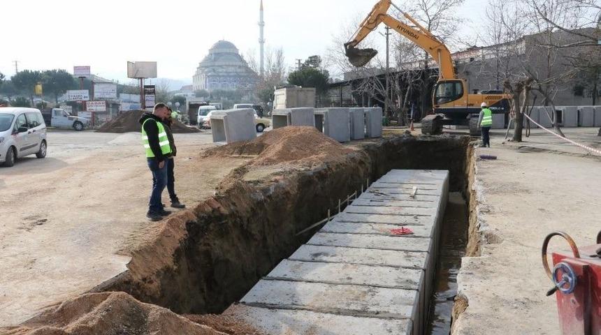 Turgutlu&rsquo;ya Yağmur Suyu Hattı