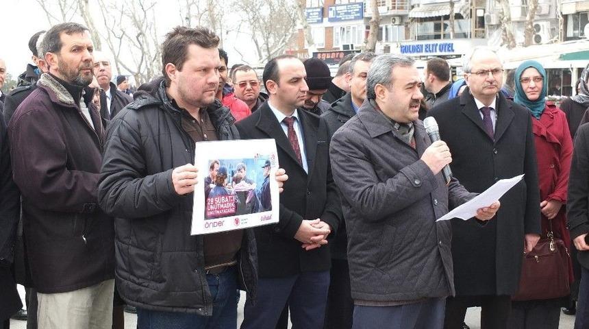 28 Şubat&rsquo;ı Protesto Ettiler