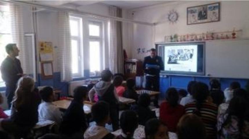 Mink Öğrencilere Polis Amcalardan Trafik Eğitimi