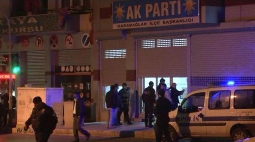 Ak Parti İl&ccedil;e Başkanlığına Silahlı Saldırı