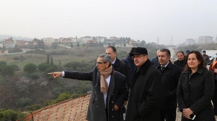 Başkan K&ouml;şker, Macera Parkında &Ccedil;alışmaları İnceledi