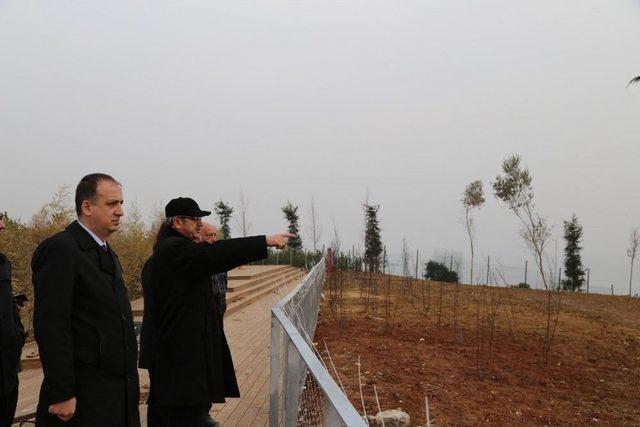 Başkan Köşker, Macera Parkında Çalışmaları İnceledi