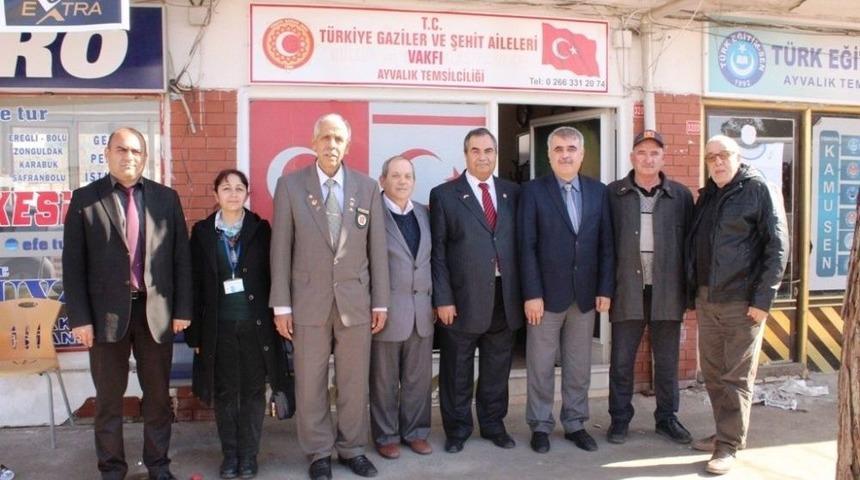 Ayvalık Sgk; Gaziler Ve Şehit Ailelerini Yalnız Bırakmıyor