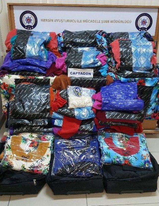 Mersin&rsquo;de 340 Bin Adet Uyuşturucu Hap Ele Ge&ccedil;irildi 1