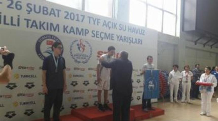 Metehan Altuntop Y&uuml;zmede T&uuml;rkiye Rekoru Kırdı