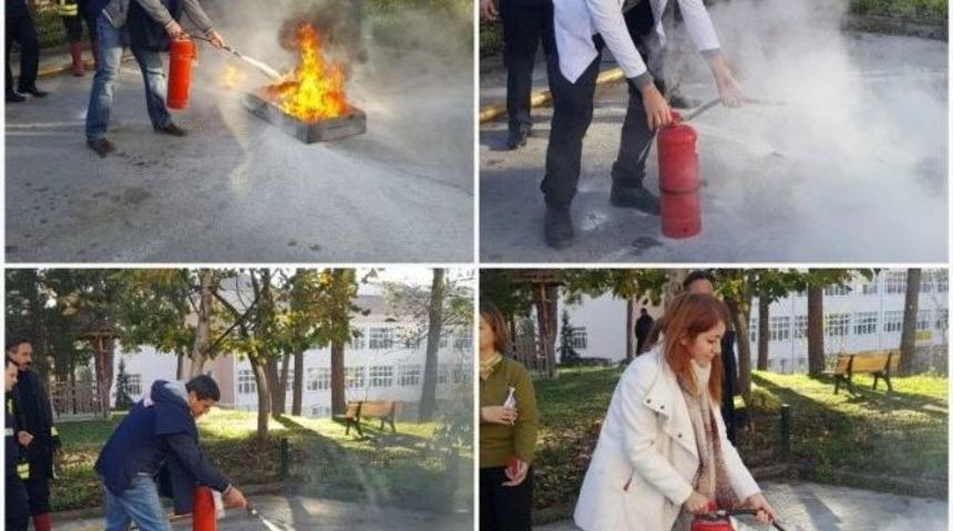 Hastanede Ger&ccedil;eği Aratmayan Tatbikat